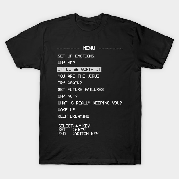 VCR Life Setup V2 T-Shirt by TreyTrimble